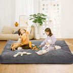 Poltrona Sacco Trasformabile COZONY, Letto e Divano 2 in 1 in Velluto a Coste con Rivestimento Rimovibile
