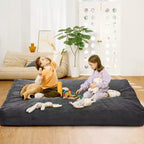 Poltrona Sacco Trasformabile COZONY, Letto e Divano 2 in 1 in Velluto a Coste con Rivestimento Rimovibile