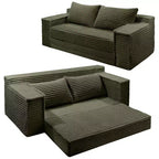 Divano letto convertibile 75, divano letto senza struttura con 2 cuscini, divano estraibile pieghevole, divano letto a due posti, futon per soggiorno, nessun montaggio