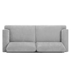 Divano a 3 Posti da Soggiorno 79.9 con Gambe in Legno di Gomma, Divano/Poltrona per Casa/Appartamento, Grigio - ModernLuxe