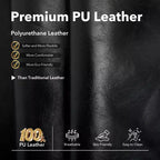 Poltrona Reclinabile Girevole a 360° con Massaggio e Riscaldamento, Recliner Oversize in Pelle PU con Tasche Laterali e Portabicchieri per Soggiorno, Cameretta