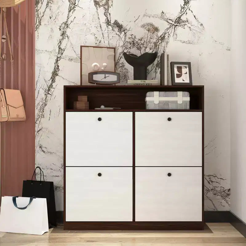 Divano modulare componibile a 5 posti curvo in velluto MAYEERTY con cuscini decorativi