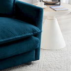 2-Piece Chenille Sectional Sofa Set for Living Room
