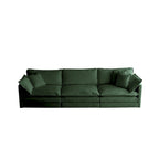 2-Piece Chenille Sectional Sofa Set for Living Room