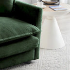 2-Piece Chenille Sectional Sofa Set for Living Room