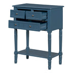 Console Table with 3 Storage Drawers and Bottom Shelf