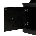 40W Entryway Bench with Doors & Shoe Storage | Transitional Style