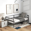 Twin Metal Daybed Frame, Dual-Use Platform Sofa Bed for Living Room