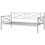 Twin Size Metal Daybed Frame with Slat Support Mattress Foundation