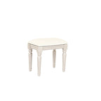 Luxury Vanity Desk with Round Mirror,Height-Adjustable, Stylish Dressing Table Set, 4 Drawers & Stool