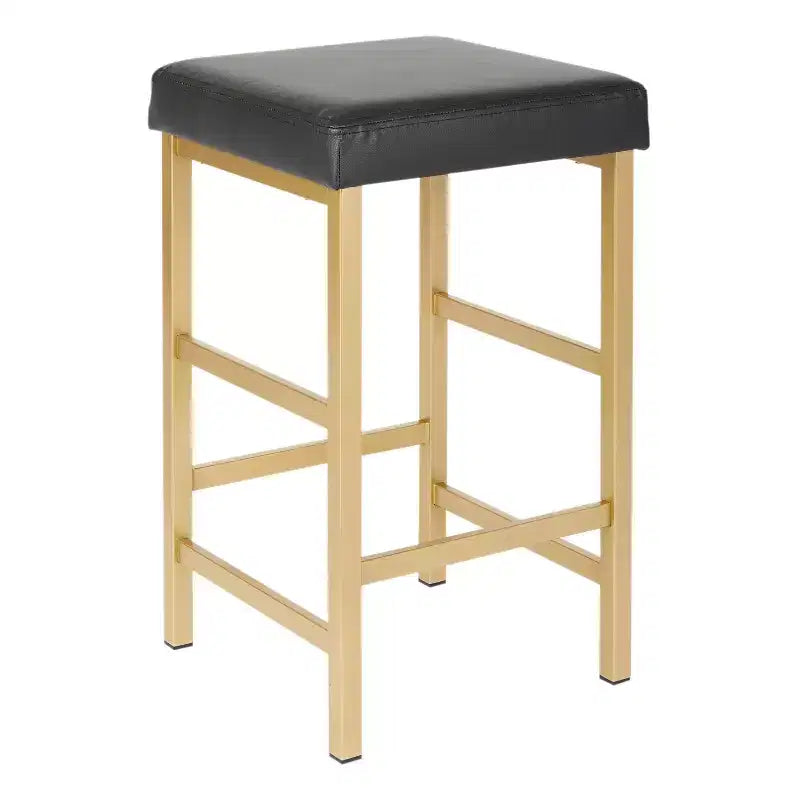 26 Gold Backless Counter Height Barstool - OSP Home Furnishings