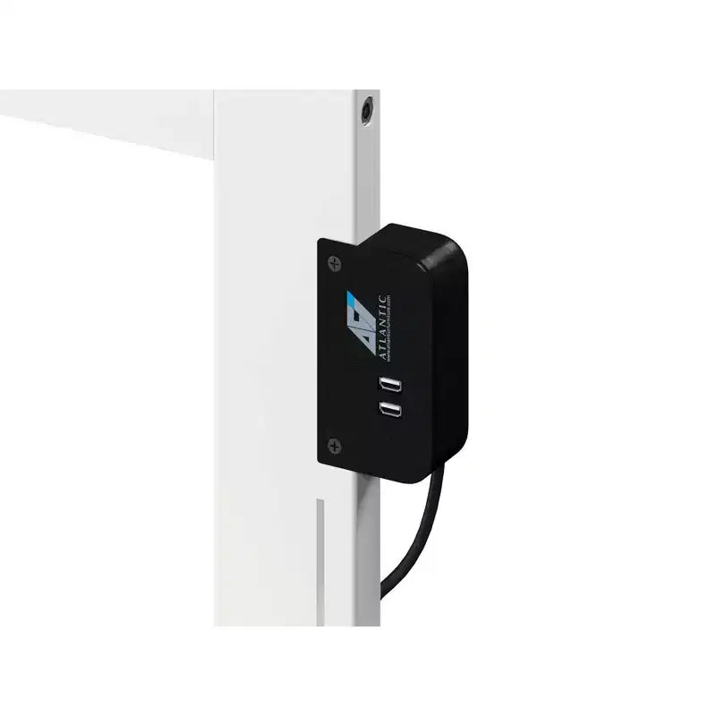 Testiera curva in legno massiccio, con porte di ricarica USB, in legno duro verniciato satinato