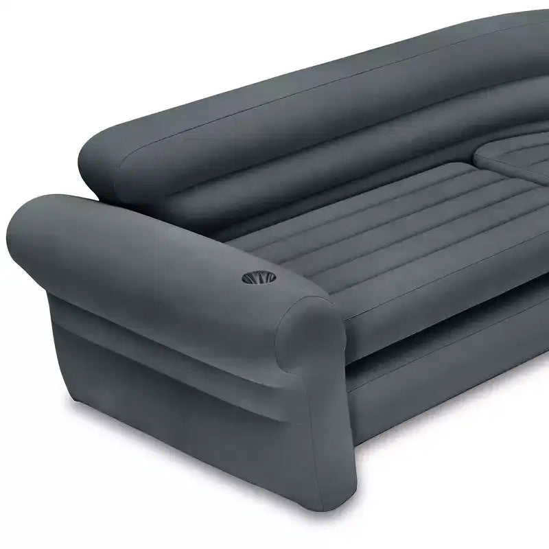 Divano sezionale angolare Intex da interno con poltrona e pouf (confezione da 2)