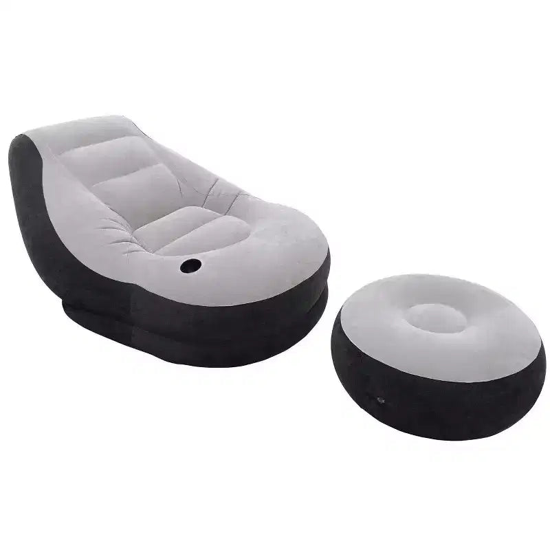 Divano sezionale angolare Intex da interno con poltrona e pouf (confezione da 2)