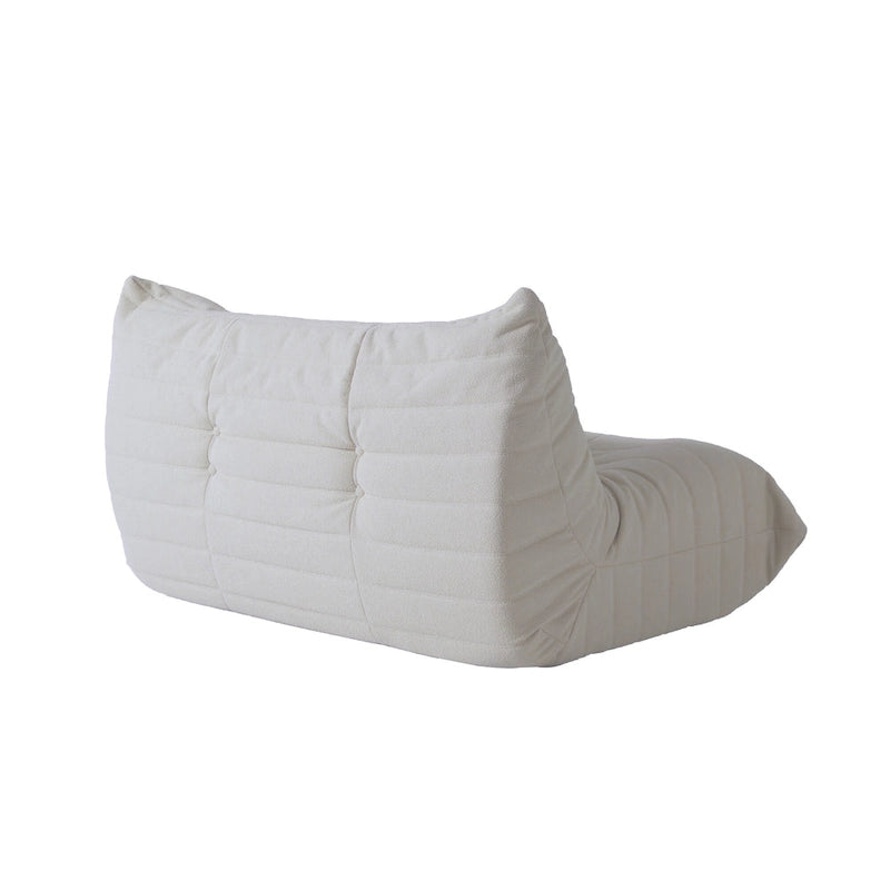 Teddy Fabric Lazy Sofa Sets for Bedroom Living Room,Comfortable Bean Bag Chair Floor Couch