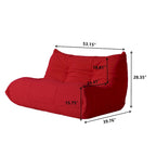 Teddy Fabric Lazy Sofa Sets for Bedroom Living Room,Comfortable Bean Bag Chair Floor Couch