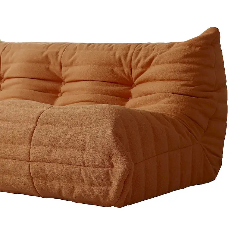 Teddy Fabric Lazy Sofa Sets for Bedroom Living Room,Comfortable Bean Bag Chair Floor Couch