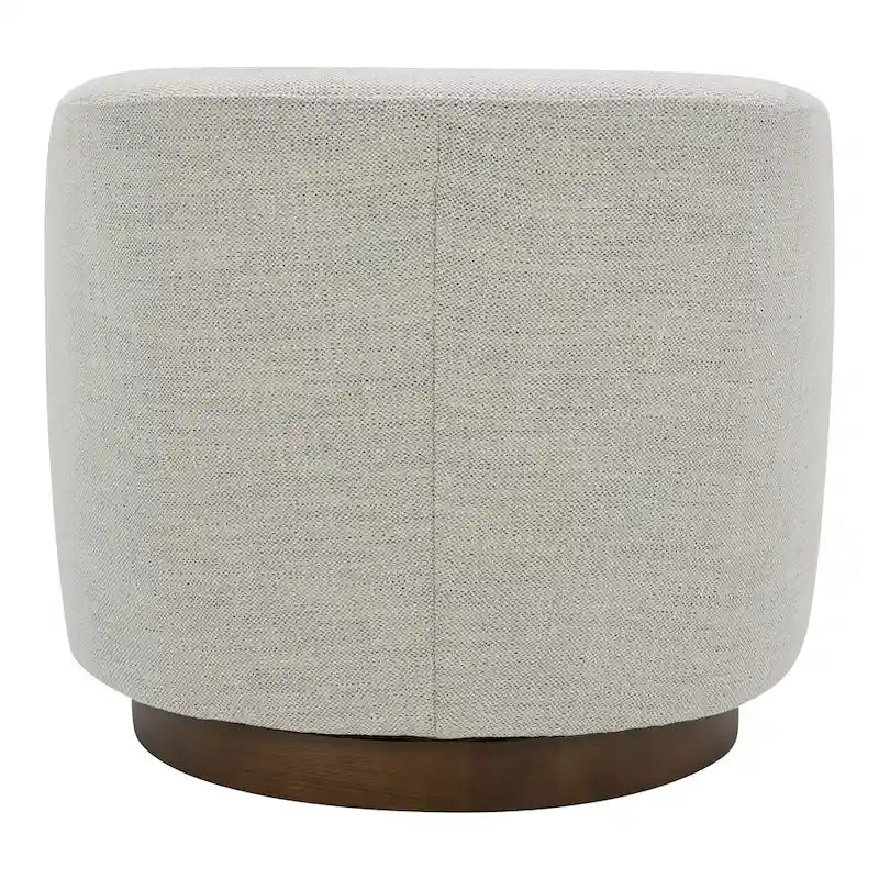 Modern Upholstered Swivel Barrel Chair for Living Room