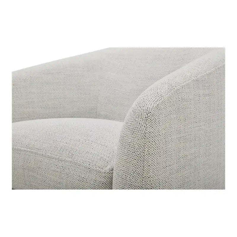 Modern Upholstered Swivel Barrel Chair for Living Room