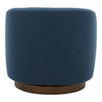 Modern Upholstered Swivel Barrel Chair for Living Room