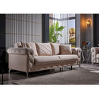 2-Piece Traditional Sofa & Loveseat Living Room Set