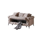 2-Piece Traditional Sofa & Loveseat Living Room Set