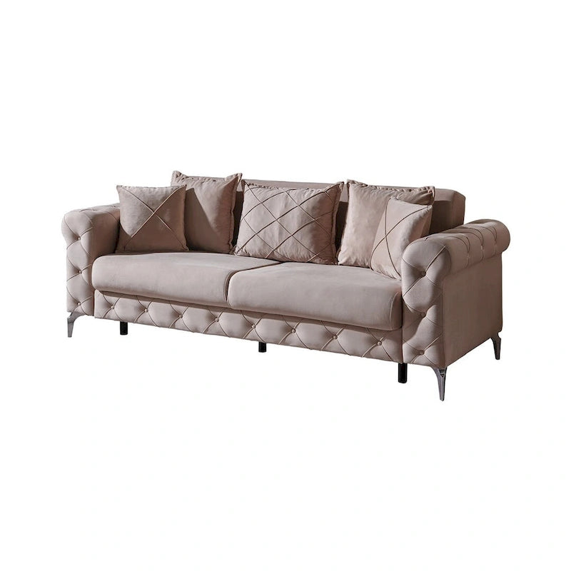 2-Piece Traditional Sofa & Loveseat Living Room Set