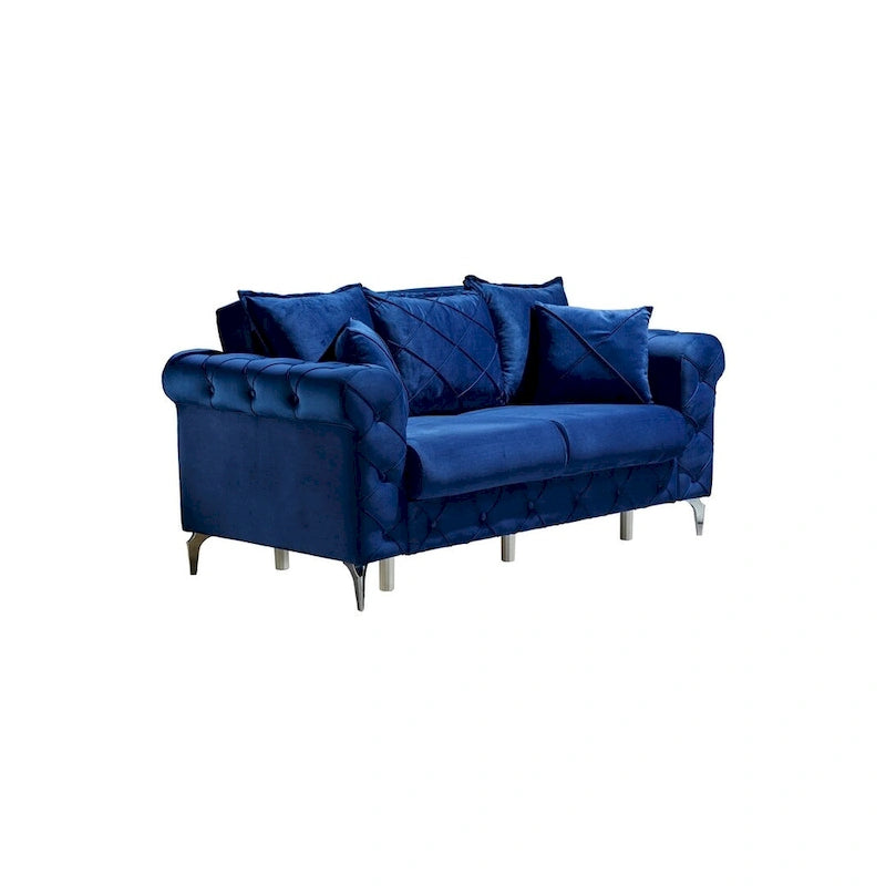 2-Piece Traditional Sofa & Loveseat Living Room Set