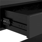 Wooden Entryway Console Table with Power Outlet, Drawer and 2-Layer Shelves
