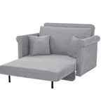 Convertible Chair to Chaise Lounge or Twin Bed for Small Spaces