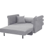 Convertible Chair to Chaise Lounge or Twin Bed for Small Spaces