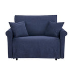 Convertible Chair to Chaise Lounge or Twin Bed for Small Spaces