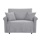 Convertible Chair to Chaise Lounge or Twin Bed for Small Spaces