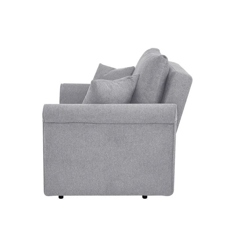 Convertible Chair to Chaise Lounge or Twin Bed for Small Spaces