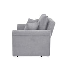 Convertible Chair to Chaise Lounge or Twin Bed for Small Spaces