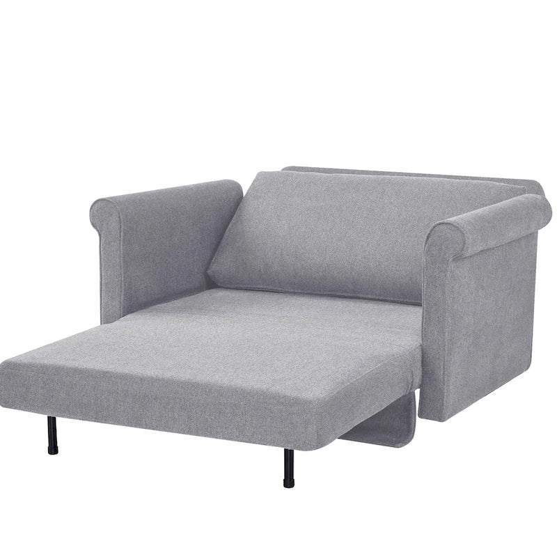 Convertible Chair to Chaise Lounge or Twin Bed for Small Spaces