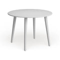 Round Dining Table with Sturdy Pedestal Base