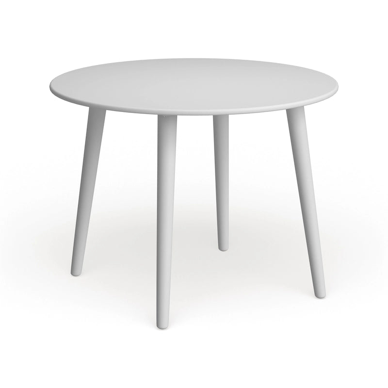 Round Dining Table with Sturdy Pedestal Base