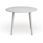 Round Dining Table with Sturdy Pedestal Base