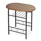 3-Piece Bistro Set with Metal Frame – Espresso or Grey Finish