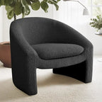 Upholstered Barrel Accent Chair