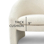 Upholstered Barrel Accent Chair