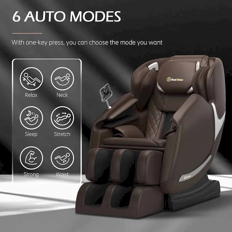 Full Body Zero Gravity Massage Chair with Dual-Core S Track and APP Control
