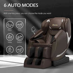 Full Body Zero Gravity Massage Chair with Dual-Core S Track and APP Control