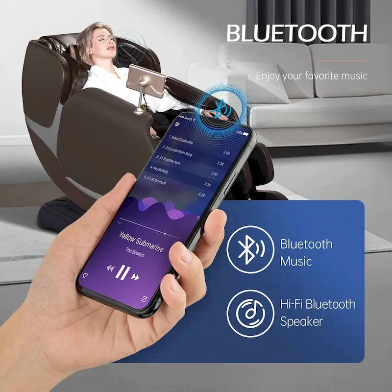 Full Body Zero Gravity Massage Chair with Dual-Core S Track and APP Control