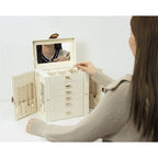 Jewelry Box for Women - 6.8D x 10.6W x 11.4H