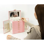 Jewelry Box for Women - 6.8D x 10.6W x 11.4H