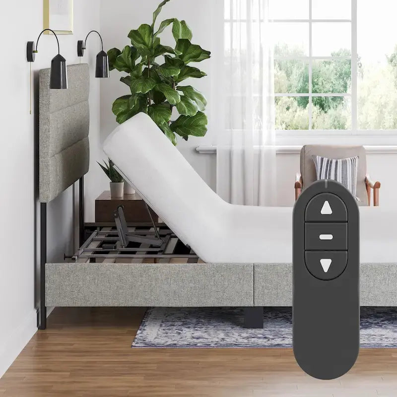Adjustable Base Kit with Wireless Remote, Lightweight Power Bed Frame