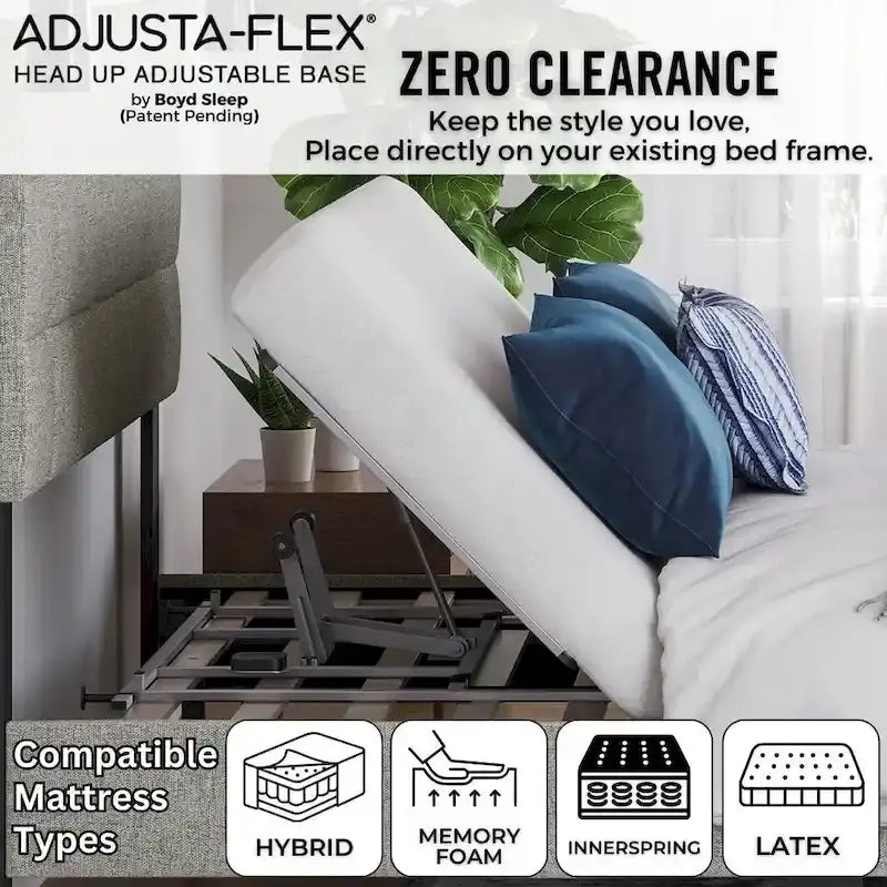 Adjustable Base Kit with Wireless Remote, Lightweight Power Bed Frame