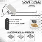 Adjustable Base Kit with Wireless Remote, Lightweight Power Bed Frame